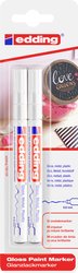 edding 780 połyskujący marker olejowy biały Marker do lakieru Edding 780 4-780-2-1049