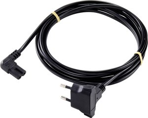 kabel sieciowy Basetech XR-1638068, 3.00 m, czarny