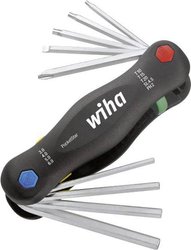 Zestaw kluczy trzpieniowych Wiha 25295 płaski, krzyżakowy Phillips, wewnętrzny sześciokąt, TORX wewnętrzny 9 szt.