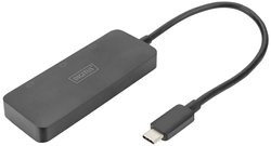 Przejściówka, adapter DisplayPort, USB-C® Digitus DS-45334 DS-45334, [1x USB-C - 3x złącze żeńskie DisplayPort]