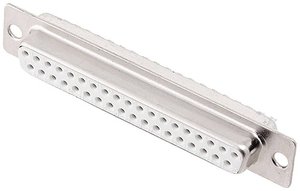 Listwa żeńska D-Sub encitech 2108-0200-14, rzędy: 2, styki: 37, 180 °, 1 szt.