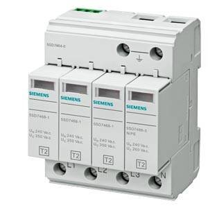 Ogranicznik przepięć typu 2, klasa wymagań C, UC 350V Moduły ochronne ste. Ogranicznik Siemens 5SD74640 1 szt.
