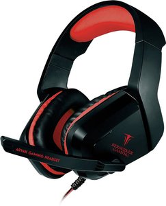 Słuchawki wokółuszne Berserker Gaming AVRAK 915161 Stereo czarny, czerwony