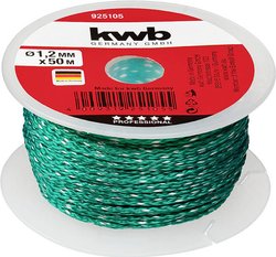 kwb    925105Sznurek murarski, zielony50 m