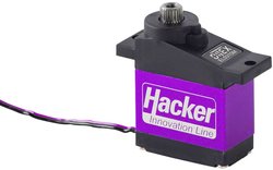 Mikro-serwo Hacker DITEX EL0315M Materiał napędu: stal