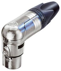 Złącze męskie XLR NC5FRX Neutrik NC5FRX złącze żeńskie kątowe Ilość styków: 5  srebrny 1 szt.