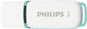 Pamięć USB Philips Snow 8GB USB 2.0 Zielona Pendrive USB Philips FM08FD70B/00, 1 szt.