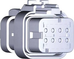 Obudowa złącza pin żeńskiego na kabel TE Connectivity AMPSEAL16 776532-1, automotive, piny: 8, 13 A, 1 szt.