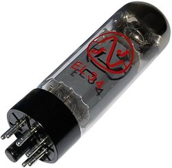 Lampa elektronowa EL EL 34 = 6 CA 7  EL 34 = 6 CA 7-1 Ilość biegunów 8 Trzonek Oktal Opis: Pentoda końcowa