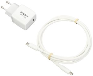 VOLTCRAFT UC-1XCX002 Ładowarka USB 33 W dom Maksymalne natężenie wyjściowe 3 A Ilość wyjść: 1 x złącze żeńskie USB-C (Power Delivery) GaN