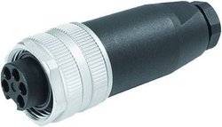 Gniazdo 7/8'' proste, samopodłączające z zaciskiem śrubowym 5-pinowy zakres mocowania 10-12mm Złącze niekonfekcjonowane czujnika/aktuatora Murr Elektronik 7000-78221-0000000, 1 szt.