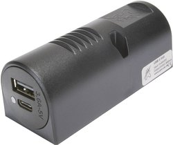 Budowa-Power USB-C/A podwójne gniazdo ProCar 67343000  12 lub 24 V/DC