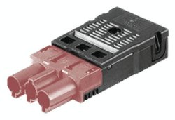 Bachmann 940.073 szaro - czerwona wtyczka zasilania power Wtyczka Bachmann 940.073 czarny
