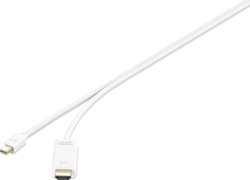 adapter Mini DisplayPort, HDMI Renkforce RF-3697528, styki pozłacane , 1.00 m