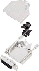 Zestaw listew żeńskich D-Sub encitech DTZK15-HDS26-K 6355-0012-12, rzędy: 3, styki: 26, 180 °, 1 zest.