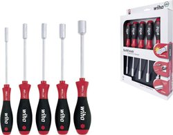 SoftFinish® klucze sześciokątne nasadowe, zestaw 5-częściowy Zestaw wkrętaków Wiha 01034