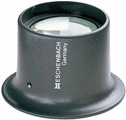 Lupa zegarmistrzowska Eschenbach  1124110  Współczynnik powiększenia: 10 x Rozmiar soczewki: (Ø) 25 mm antracytowy