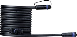 Kabel Plug & Shine IP68 5m czarny z dwoma gniazdami przyłączeniowymi Kabel połączeniowy Paulmann  93927 System oświetlenia Plug&Shine