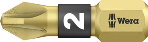 Bit krzyżakowy PZ 2 Wera 855/1 BDC PZ 2 X 25 05056702001 stal narzędziowa z diamentową powłoką D 6.3 1 szt.