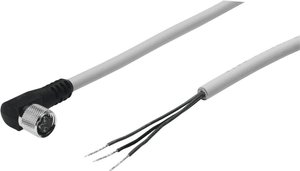 Kabel połączeniowy czujnika/aktuatora FESTO SIM-M8-3WD-5-PSL-PU 159425, piny: 3, 5.00 m, 1 szt.