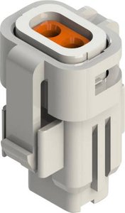 Obudowa złącza pin żeńskiego na kabel EDAC 560-002-000-211, wire-to-wire, piny: 2, 3 A, 1 szt.