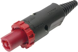 Złącze męskie sieciowe Cliff  złącze męskie proste Łączna ilość styków: 3 + PE 20 A czerwony FCR2067 1 szt.