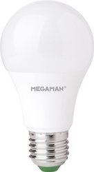 E-27  LED  9 W = 60 W  ciepła biel    regulacja natężenia oświetlenia Żarówka LED Megaman MM21127 E-27 9 W = 60 W 810 lm ciepła biel 1 szt.