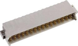 Listwa o stykach nożowych Kształt F F48M zbd 3 mm DS prosta klasa 2 ept, 1 szt.ć: 1 szt