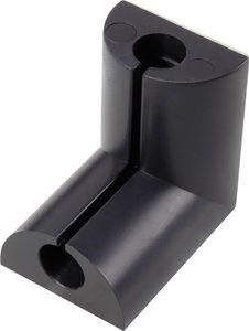 Klips na kabel do montażu kątowego, czarny 1226937 1 szt.