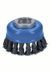 Bosch Accessories Szczotka garnkowa X-LOCK Heavy for Metal, 75 mm, 0,5 mm, pleciony drut stalowy 2608620727 1 szt.