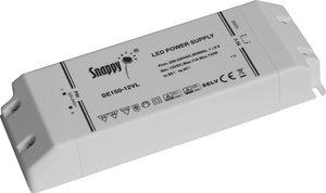 Dehner Elektronik SE150-12VL Sterownik LED, Transformator LED  Stałonapięciowy 150 W 11.0 A 12 V/DC Możlowość stosowania w meblach, Zabezpieczenie przed przeciążeniem, nie nadaje się do ściemniania 1 szt.