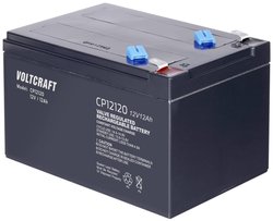 Akumulator ołowiowy VOLTCRAFT CE12V/12Ah VC-12713990, AGM, 12 V, 12 Ah