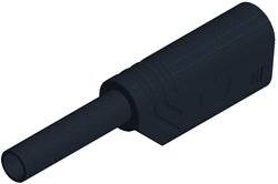 Wtyk laboratoryjny Złącze męskie proste Średnica pinu: 2 mm czarny SKS Hirschmann MST S WS 30 Au 1 szt.