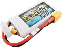 Gens ace Soaring 1300mAh 7.4V 30C 2S1P LiPo Battery Pack Z wtyczką XT60 Pakiet akumulatorów (LiPo) 7.4 V 1300 mAh 30 C Gens ace Softcase XT60