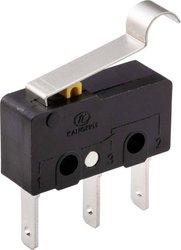 Mikroprzełącznik TRU COMPONENTS TC-9122124, 1 zestyk przełączny, 1 x wł/(wł), 250 V/AC, 5 A, 1 szt.