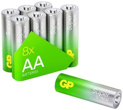 GP Batteries Super Bateria AA/R06 alkaliczno-manganowe 1.5 V 8 szt.