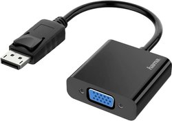 Przejściówka, adapter DisplayPort, VGA Hama 00200337, [1x złącze męskie angielskie - 1x złącze męskie DisplayPort]