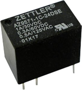 Przekaźnik drukowany Zettler Electronics AZ9571-1C-5DSE, monostabilny, 1 cewka, 60 V/DC, 1, 1 szt.