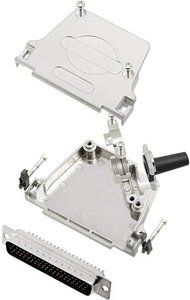 Zestaw listew męskich D-Sub TRU COMPONENTS TCD45ZF37HDP62K 7709612, rzędy: 3, styki: 62, 45 °, 1 szt.
