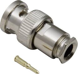 Złącze BNC BKL Electronic 0401020/D 0401020/D złącze męskie proste 50 Ω 1 szt.