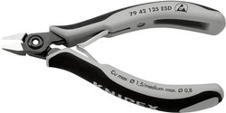 Szczypce boczne Knipex 79 42 125 ESD, 125 mm, 64 HRC, ESD
