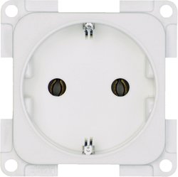 Gniazdo z uziemieniem inprojal elektrosysteme 102556, biały 1 szt.