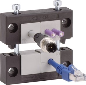Listwa przepustów kablowych KEL-B. Icotek, KEL-B4, 42204, (D x S x W) 72.8 x 58 x 17 mm, czarny, 1 szt.