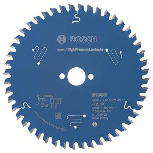 Tarcza tnąca Bosch Accessories Expert for High Pressure Laminate 165 x 20 x 1.6 mm 1 szt.