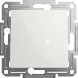 Schneider Electric, przycisk 1-biegunowy podtynkowy, biały, Asfora, EPH0770121D Schneider Electric Przycisk Asfora biały (RAL 9003) EPH0770121D