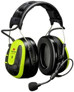 Zestaw słuchawkowy 3M™ PELTOR™ WS™ ALERT™ X, jasnożółte obudowy, pałąk na głowę, kompatybilny z aplikacją mobilną, MRX21A4WS6 Słuchawki ochronne z mikrofonem 3M Peltor WS ALERT X MRX21A4WS6 30 dB  1 szt.