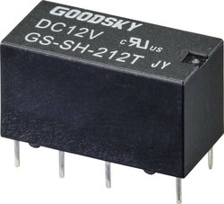 Przekaźnik drukowany GoodSky GS-SH-212T 2347597, monostabilny, 1 cewka, 24 V/DC, 2 A, 1 szt.