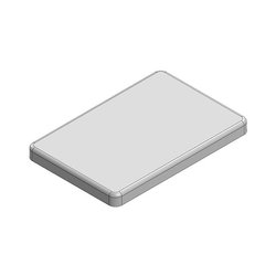 38,1 x 25,3 x 3 mm, jednoczęściowa, ciągniona bezszwowo osłona RF/osłona EMI (CRS) Obudowa ekranowana Masach TECH EMI/RFI-Abschirmung MS381-10S, 1 szt.