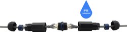 Przejściówka, adapter LAN RJ45 Renkforce  [1x złącze żeńskie RJ45 - 1x złącze żeńskie RJ45]