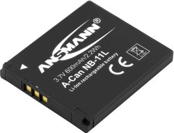 Akumulator do aparatu  Ansmann Akumulator zamienny NB-11L, NB-11LH Napięcie: 3.7 V Pojemność: 600 mAh